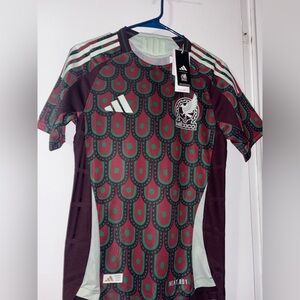Adidas Home Authentic Mexico Soccer Jersey 2025